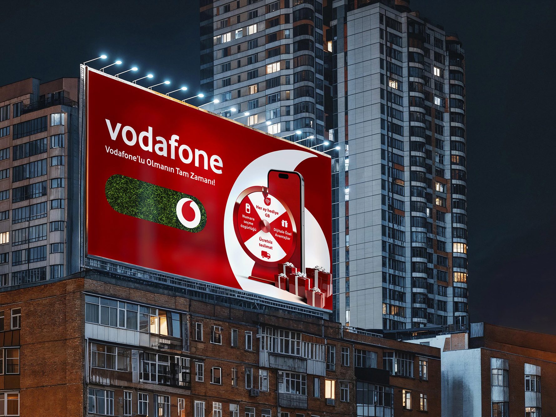 Vodafone Billboard Çalışması